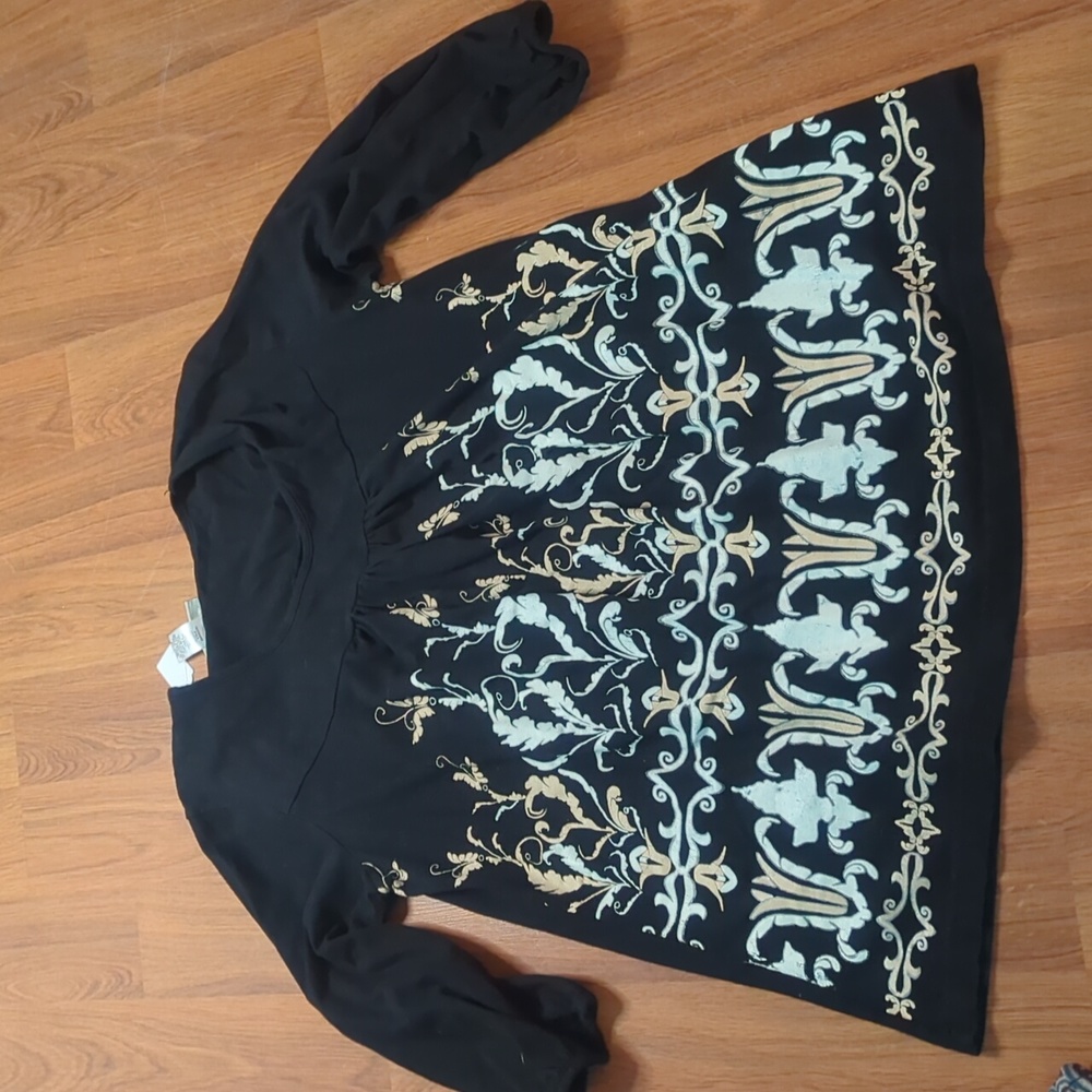 Harve Benard 3/4 Sleeve Top 2X